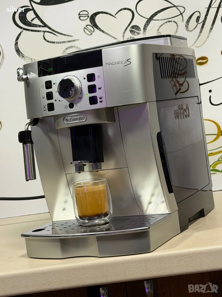 Кафемашина кафе автомат delonghi magnifica S с гаранция, снимка 1