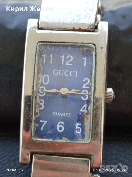 Фешън модел дамски часовник GUCCI QUARTZ елегантен 29246, снимка 1