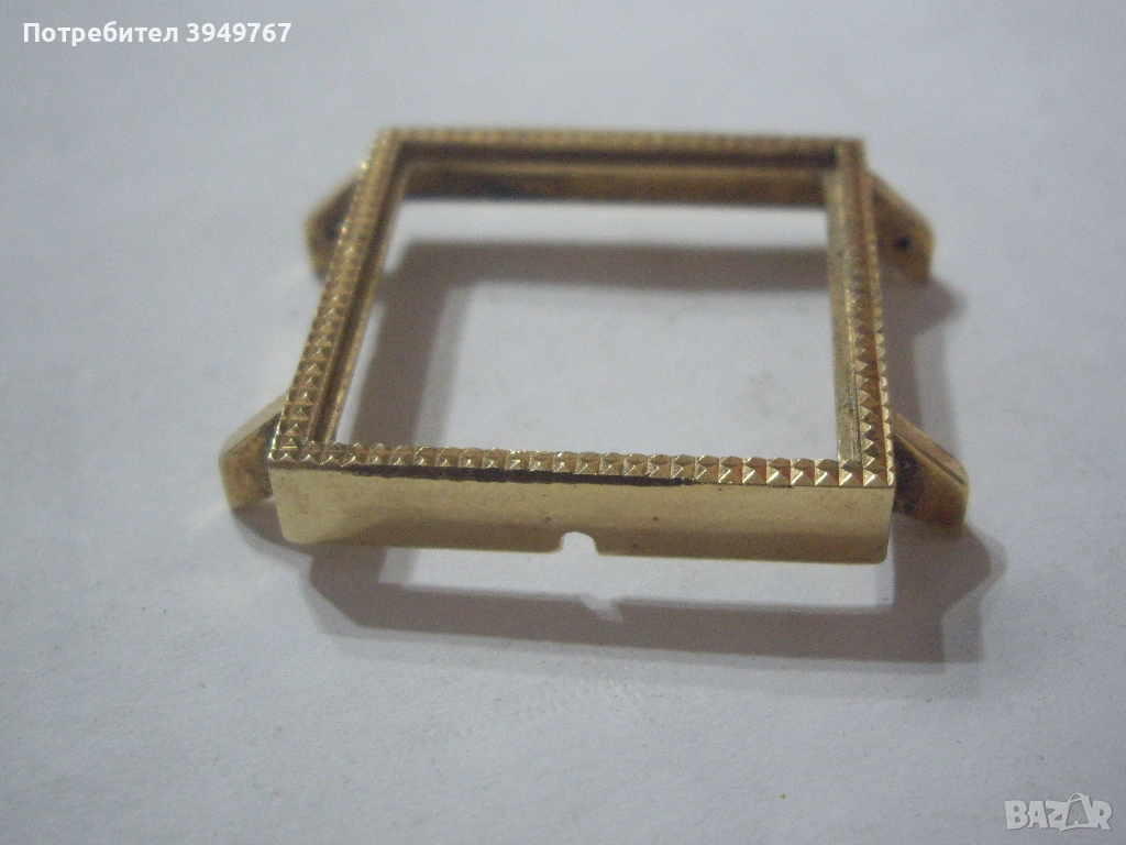Позлатена рамка за часовник., снимка 1