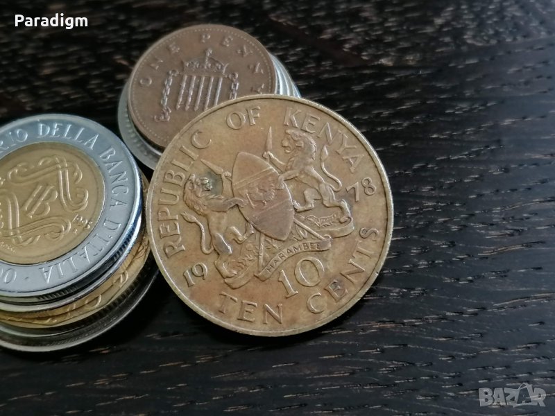 Монета - Кения - 10 цента | 1978г., снимка 1