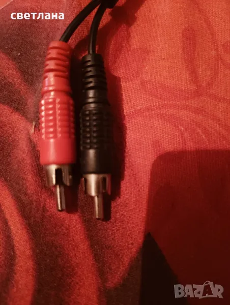 аудио кабел - 1 брой , снимка 1