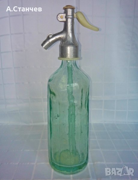 Старо румънско шише за сода (сифон), снимка 1