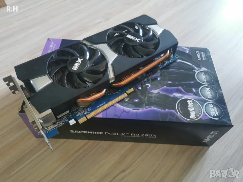 Видео карта Sapphire Dual-X R9 280x 3GB OC edition, снимка 1