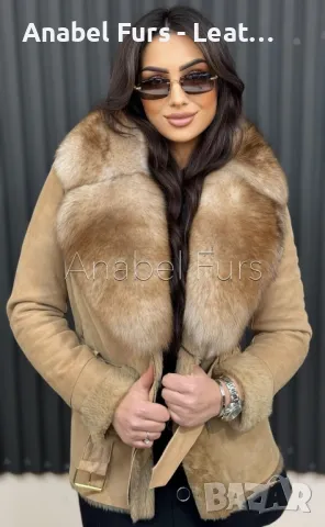 Луксозни дамски палта от естествен косъм, естествена кожа, кашмир и лисица, снимка 13 - Палта, манта - 39528926