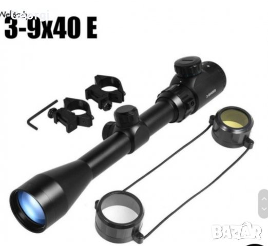 Нова Оптики за въздушна пушка 3х9х40, снимка 18 - Въздушно оръжие - 35042021