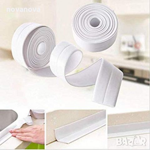 Силиконова Самозалепваща Уплътнителна лента за баня и мокри помещения , снимка 6 - Други - 35446938