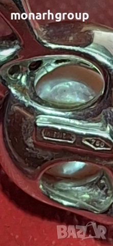 Златна верижка с висулка 18к /бяло злато/, снимка 10 - Колиета, медальони, синджири - 52164324