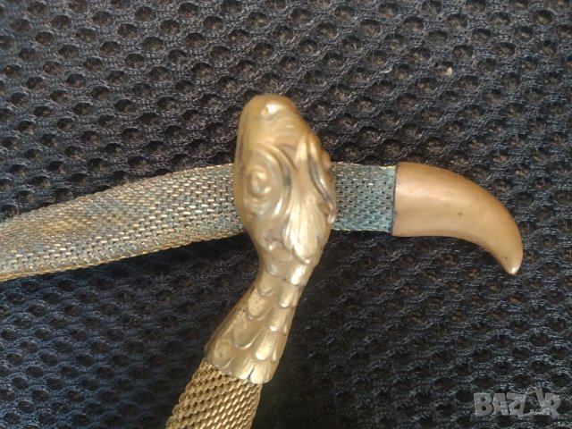 стар метален колан-змия, снимка 2 - Други ценни предмети - 37837247