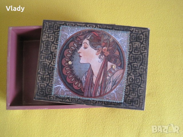  Оригинална кутия с капак за спомени, снимка 5 - Декорация за дома - 28142573