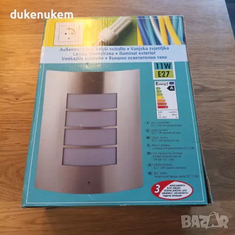 НОВА! Външна лампа за стена, аплик, Е27, IP44, модел 1, снимка 5 - Външни лампи - 50266393