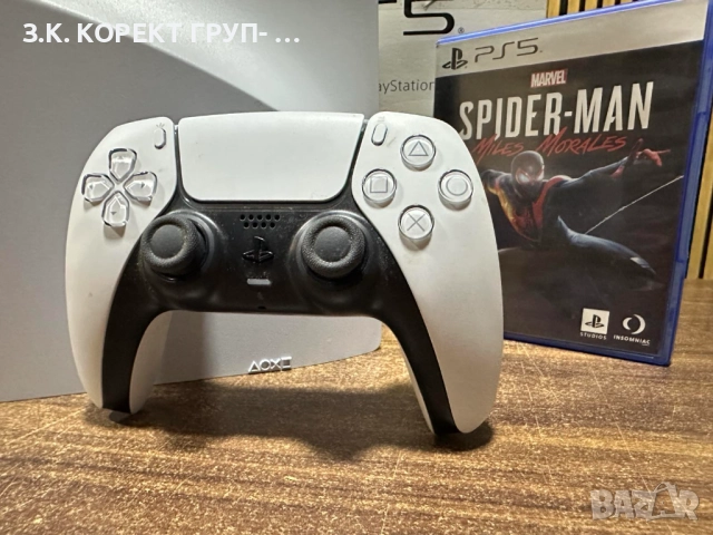 Sony PlayStation 5 (PS5) Slim Disc Edition с 2 джойстика и 2 игри, снимка 4 - PlayStation конзоли - 52914842