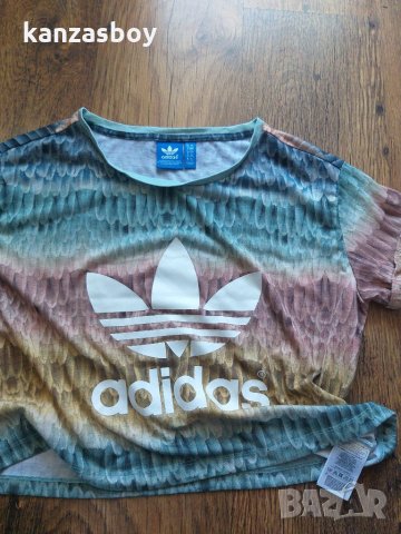 Adidas Menire Cropped Logo,Multicolor - страхотна дамска тениска, снимка 8 - Тениски - 32831012