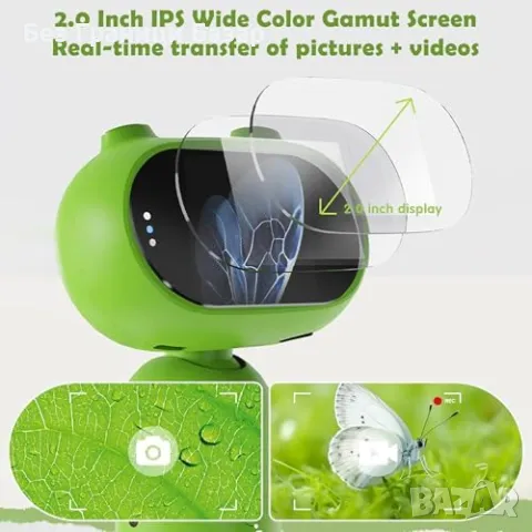 Нов Преносим микроскоп за деца 500-1000X с видео и фото функции, снимка 3 - Образователни игри - 48982327