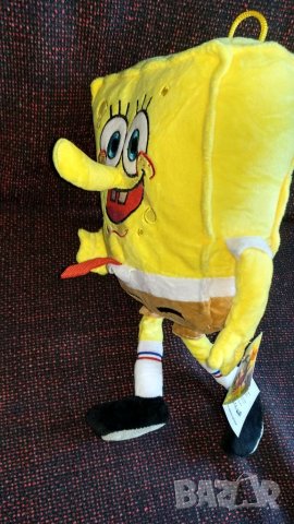 Среден спондж боб,с 3 Д нос,с бродерия, снимка 3 - Плюшени играчки - 33232585