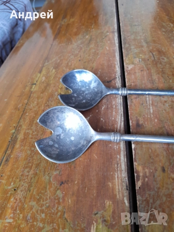 Стари салатни прибори, снимка 2 - Други ценни предмети - 52000480