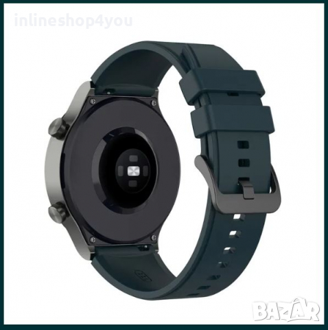 Силиконова Каишка Huawei Watch GT2 GT3 46 48 Samsung Watch4 Active Pro, снимка 8 - Смарт гривни - 36533693