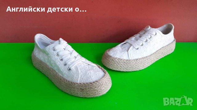 Английски детски еспадрили , снимка 1