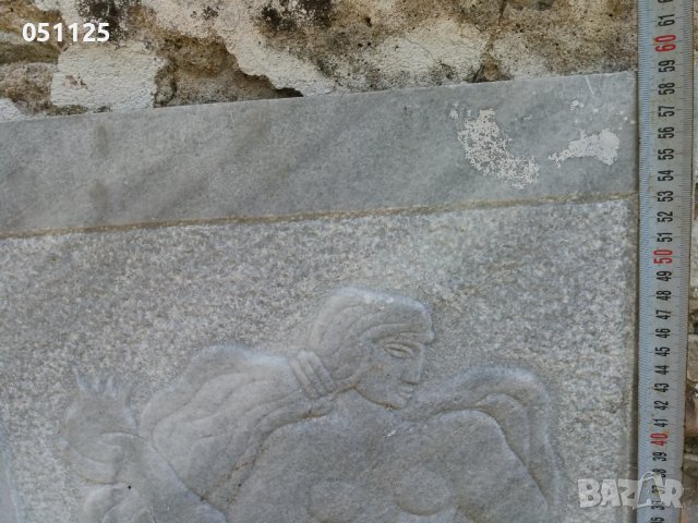 мраморна масивна плоча, ръчно дялана с фигура , снимка 13 - Антикварни и старинни предмети - 37332340