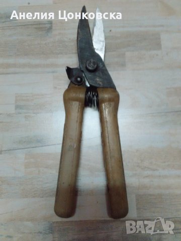 Стара ножица за ламарина, снимка 10 - Антикварни и старинни предмети - 44033915