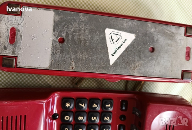 Телефон немски слушалка стационарен с бутони, снимка 4 - Друга електроника - 51647950