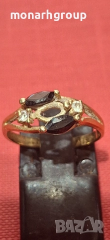 Златен пръстен /липсва камък/, снимка 2 - Пръстени - 51998056