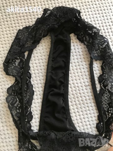 Черни и бели дамски бикини с дантела, снимка 13 - Бельо - 37730177