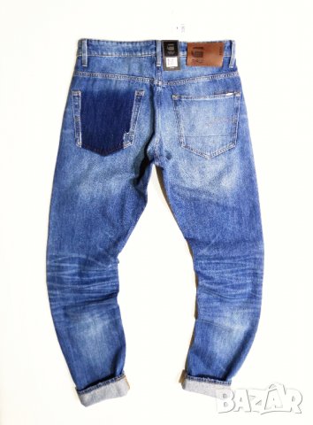 НОВИ и Намалени! G-star 3301 Straight Tapered KIR DENIM ORGANIC TAPE RESTORED Мъжки Дънки W31, снимка 10 - Дънки - 38345298