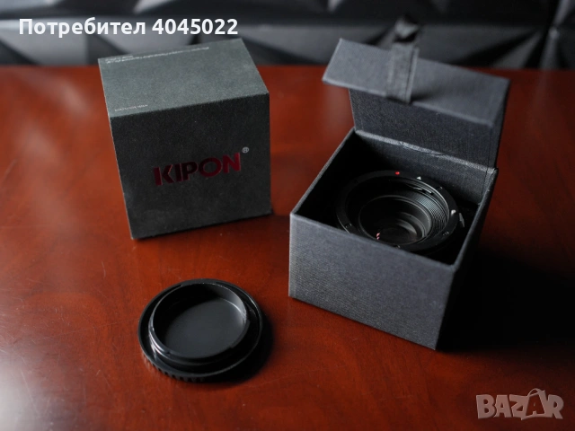 Speedbooster с автофокус Kipon за обективи Canon EF към Sony E (0.7x)