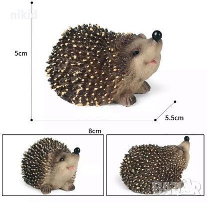 3D сладко Таралежче Таралеж вирната муцунка силиконов молд форма фондан гипс смола шоколад свещ, снимка 3 - Форми - 35214250