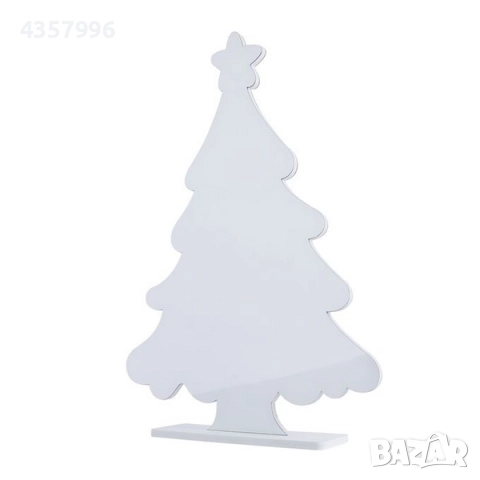 Коледна огледална лампа Елха, USB, LED, Зелен, снимка 3 - Декорация за дома - 52379072