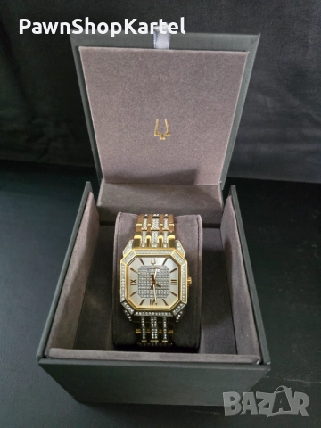 Мъжки часовник Bulova Octava Crystal Accents, снимка 2 - Мъжки - 52886881