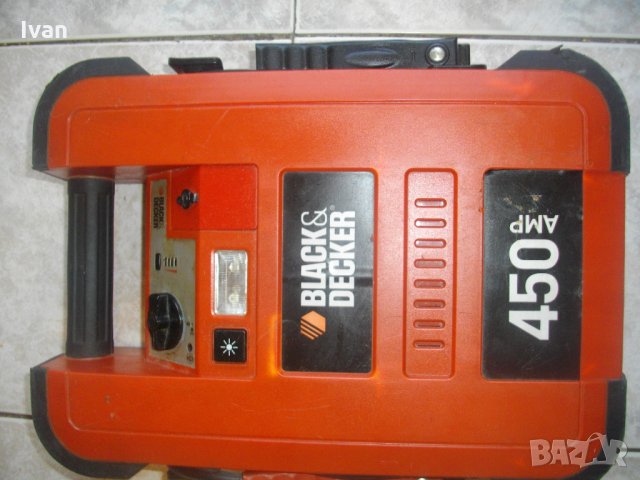 Black Decker-Стартиращо Устройство 12 Волта-450 Ампера-Блек ДекерЗа Автомобил-Лодка