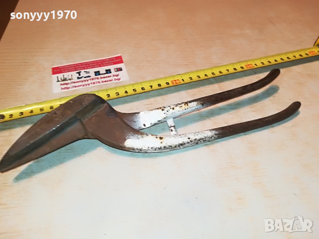 НОЖИЦА ЗА ЛАМАРИНА ОТ ФРАНЦИЯ 2005221233, снимка 4 - Антикварни и старинни предмети - 36821330