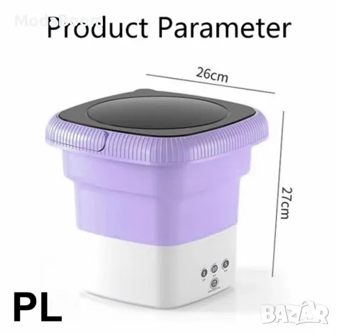 Сгъваема мини преносима пералня ;6.5л., снимка 4 - Перални - 48369815