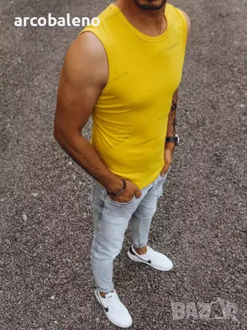 Мъжка тениска без ръкави, 4цвята , снимка 5 - Тениски - 49350891