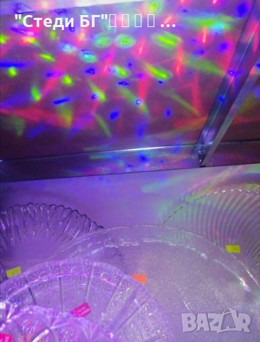 Настолна въртяща се LED диско лампа , снимка 2 - Лед осветление - 35030225