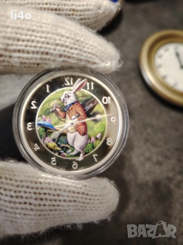 Сребърна монета Годината на заека 2011г 1oz 31.1гр ограничен тираж 15000 броя