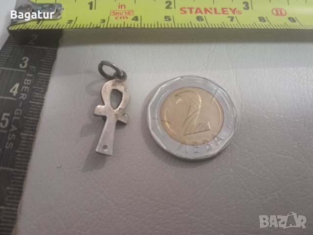 Стар анкх,сребро,емайл, кръст, снимка 6 - Колиета, медальони, синджири - 43644980