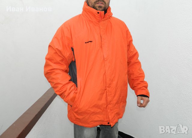 Водоустойчиво туристическо Яке с полар Mammut Genesis Plus  Dry Tech 2 в 1, снимка 3 - Якета - 35020641
