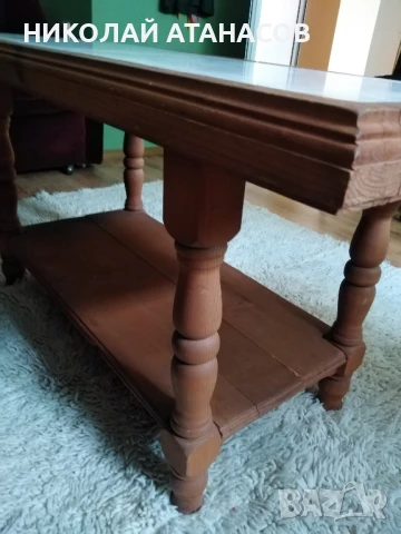 холна маса с мраморен плот, снимка 3 - Маси - 50506215