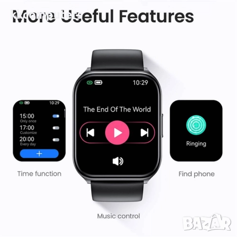 HAYLOU Watch 2 Pro Смарт часовник- 1.85", 100 спорта, мониторинг на нивото на кислород в кръвта и съ, снимка 9 - Смарт часовници - 52533912