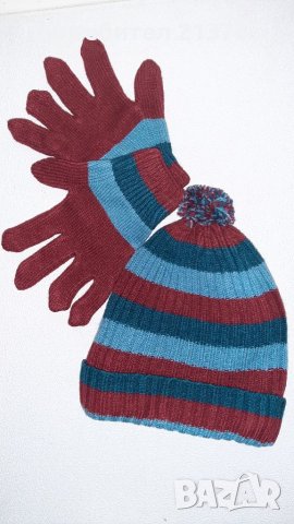 НОВИ ! ДЕТСКИ  КОМПЛЕКТ ШАПКА и РЪКАВИЦИ , снимка 1