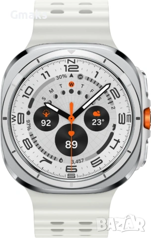 Смарт часовник Samsung Galaxy Watch Ultra, 47 мм, LTE, Titanium White, снимка 4 - Смарт гривни - 53094505