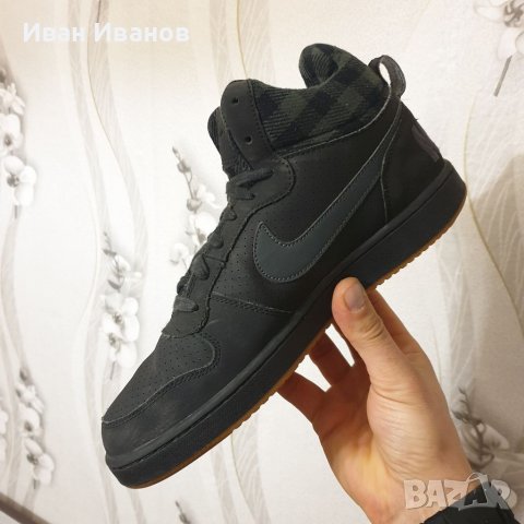 зимни кецове  NIKE COURT BOROUGH MID PREMIUM номер 40,5-41, снимка 8 - Кецове - 39757125