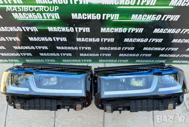 Фарове BMW Laser фар Shadow Black Line за Бмв 5 Г30 Г31 фейс Bmw G30 G31 LCI, снимка 2 - Части - 45197994