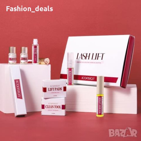 Нов комплект за домашно повдигане на мигли Полутрайно извиване Красота, снимка 7 - Други - 40405344