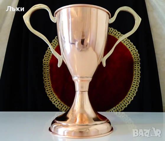 Меден бокал,чаша 650 мл.,чиста червена мед. , снимка 2 - Антикварни и старинни предмети - 51387903