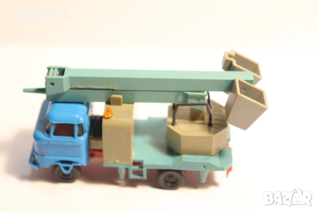 S.E.S. 1:87 H0  IFA ИФА  КАМИОН ВИШКА КРАН ИГРАЧКА КОЛИЧКА МОДЕЛ, снимка 2 - Колекции - 51930286