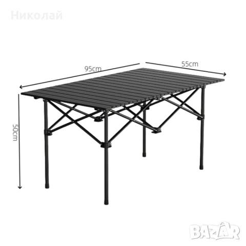 Сгъваема алуминиева маса за къмпинг, градина и пътуване, снимка 10 - Къмпинг мебели - 53301756