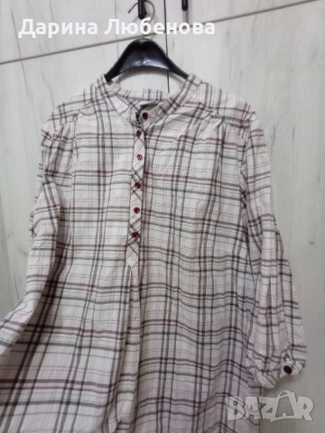 Памучна туника 3ХЛ, снимка 2 - Туники - 51634476